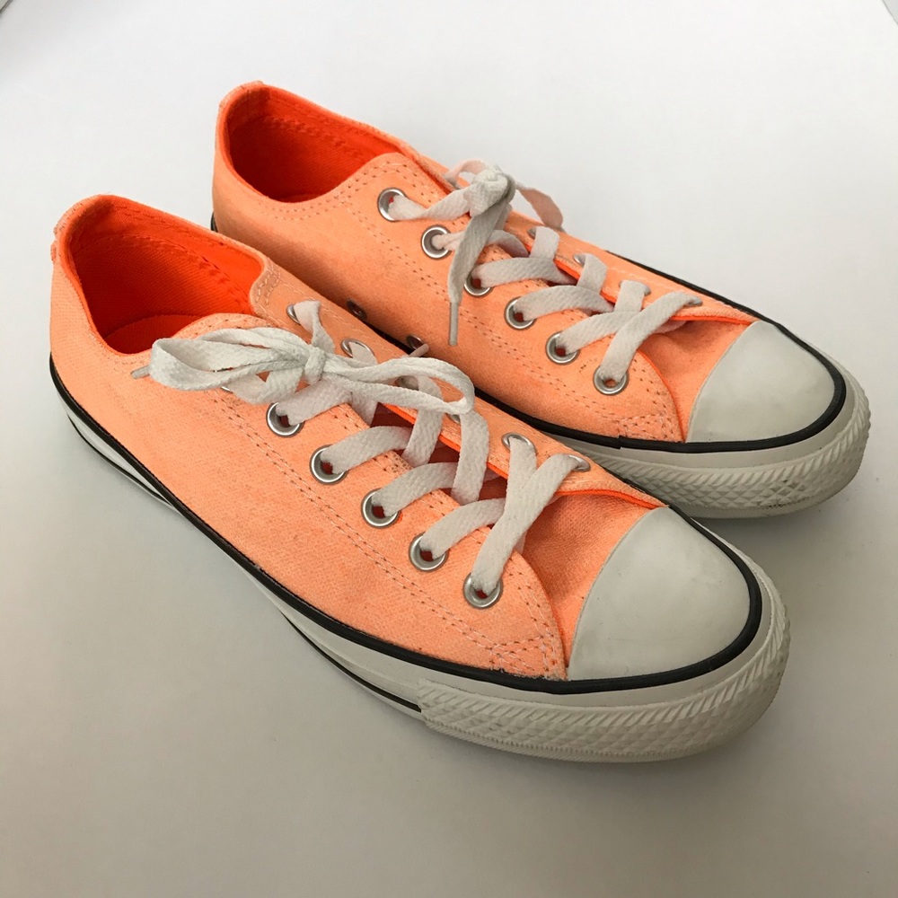 Converse Light Orange Low Top EUC/Gently Worn 1x